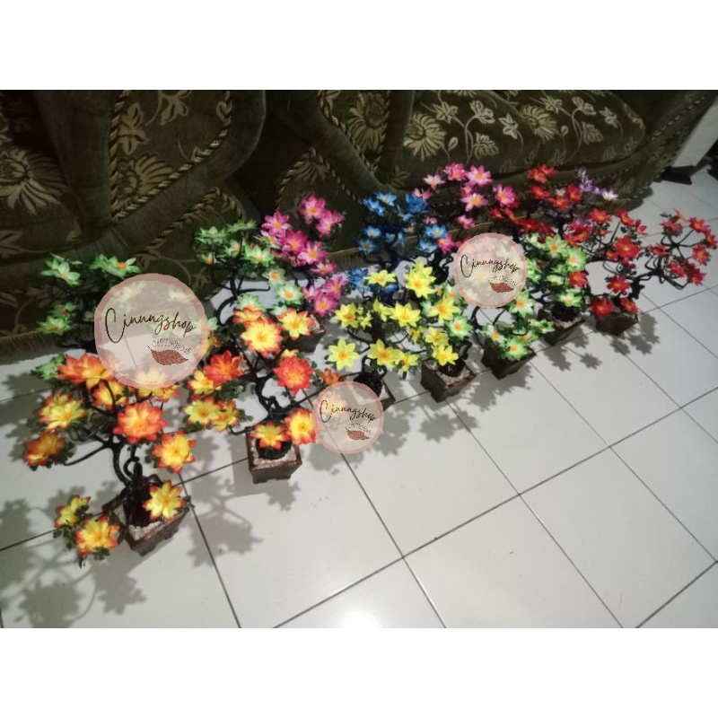 COD/bunga plastik semanggi/grosir bunga plastik/bunga artificial murah/dekorasi rumah/shabbychic