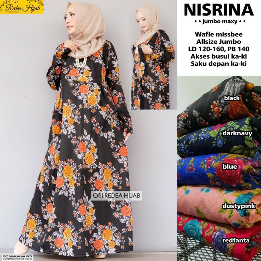 baju gamis ukuran jumbo