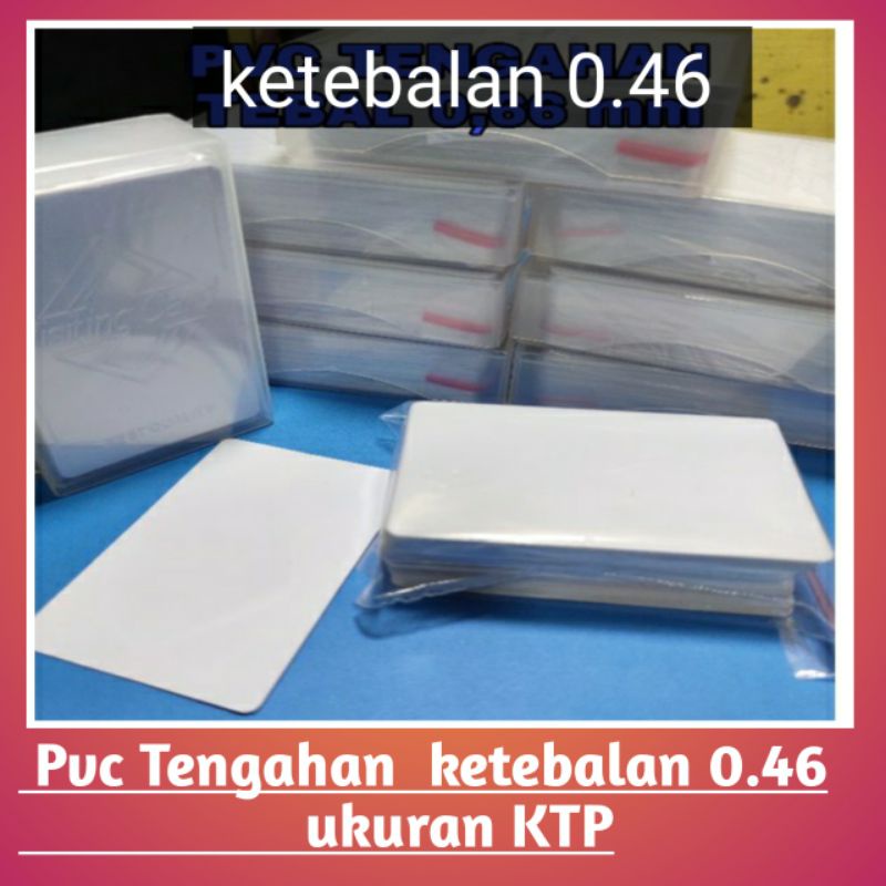 

Kertas pvc Tengahan tebal 046 ukuran 8,6 x5, 4