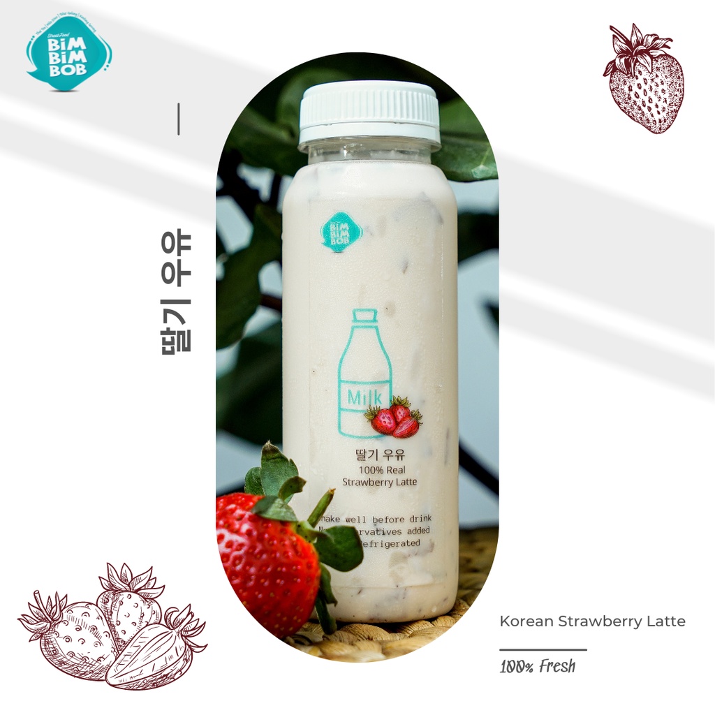 

Korean Strawberry Latte 250ml