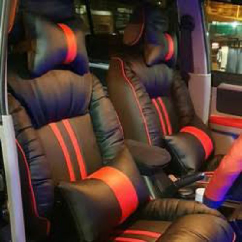 Jok Sarung Jok mobil avanza xenia rush terios sofa custom  Cover Jok Mobil Xpander Model sofa