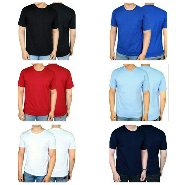 Kaos Polos Cotton Combed