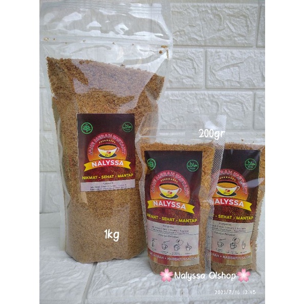 

Nalyssa jahe merah instan 1 kilo / kiloan
