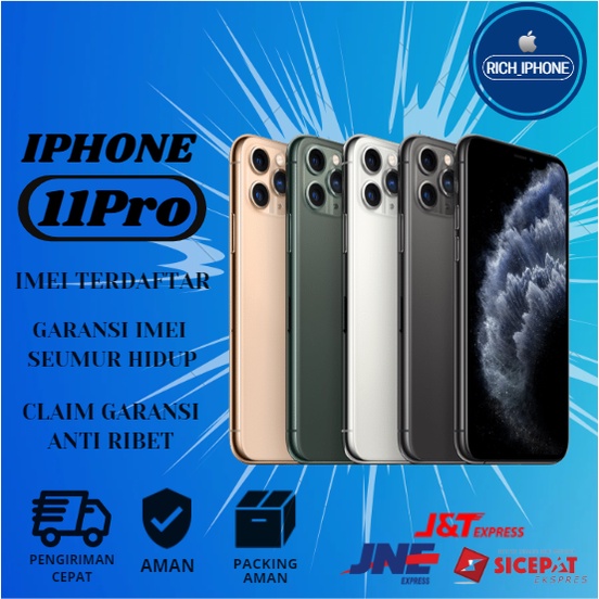 IPHONE 11 PRO 64GB MULUS FULLSET LIKE NEW