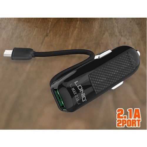 LDNIO DL-C25 Car Charger USB 3.0 2.1A with micro USB