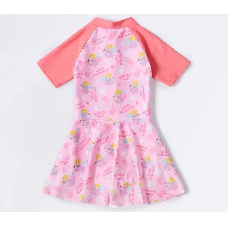 ANGEL baju renang anak perempuan setelan one-piece rok 4-16TH