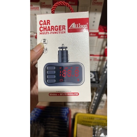 Modulator mp3 bluetooth mobil allison+usb charger&slot mmc micro