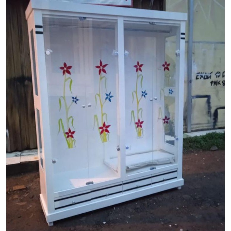 BEKASI FREE ONGKIR  LEMARI GAMIS MEWAH 