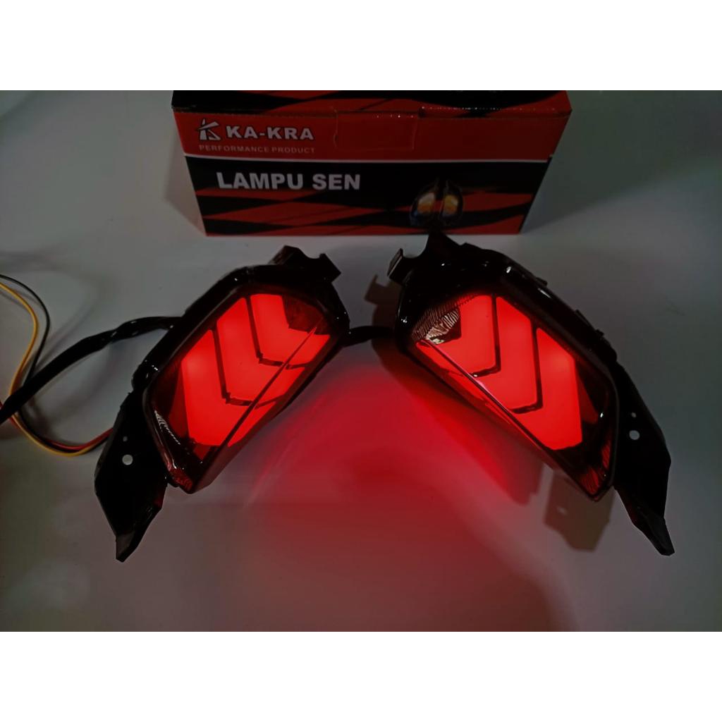 STOPLAMP AES LAMPU STOP LAMP LED REM SEN 3 IN 1ALL NEW NMAX 2020 no JPA Reall Pict