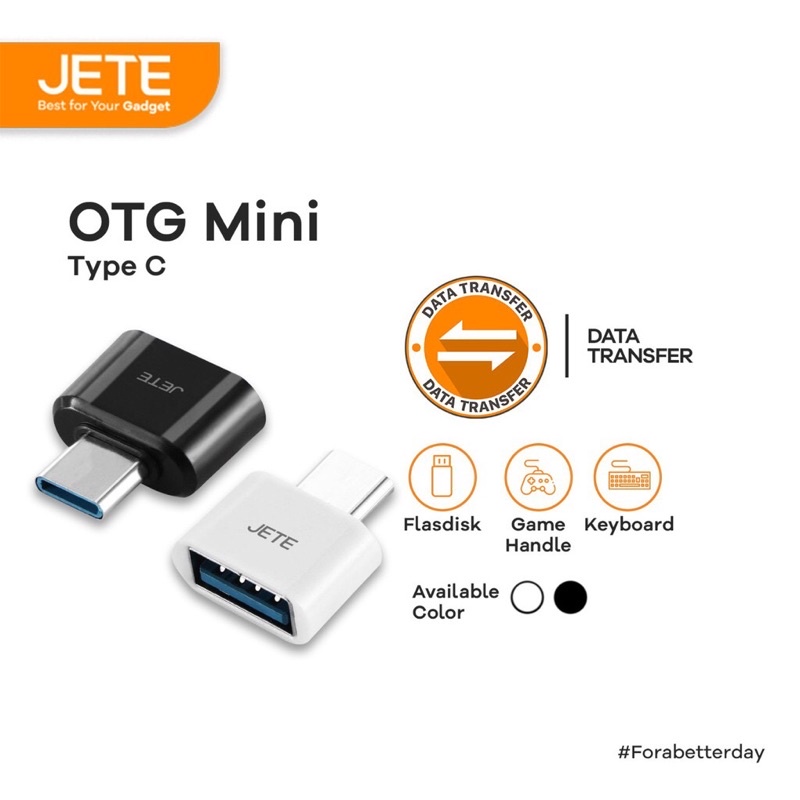 OTG USB to Micro JETE - Kabel Adaptor OTG - Garansi 2 Tahun