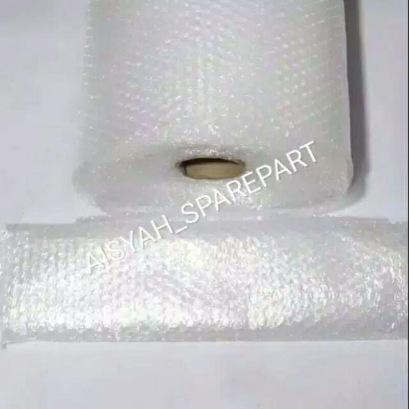 

Tambahan packing bubble warp agar packingan lebih aman