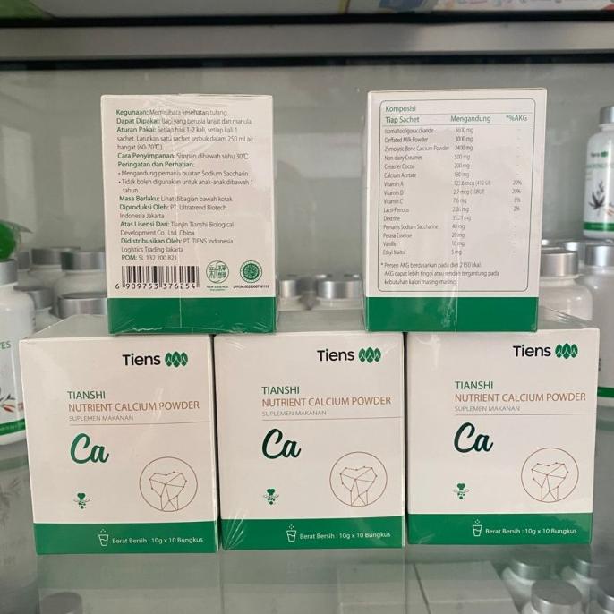 

TERMURAH!! Susu Kalsium / Nhcp Tienshi Patah Tulang Original 1 Box Isi 10 Sachet