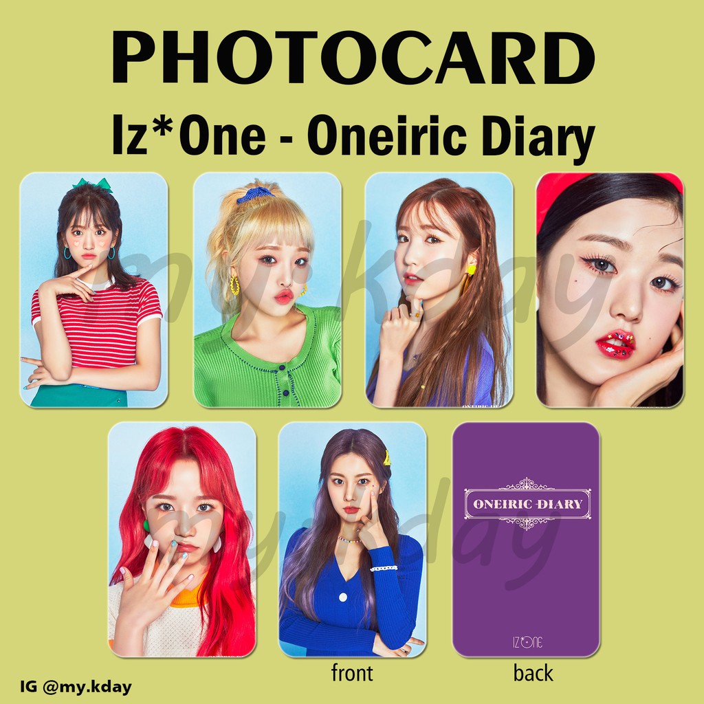 

PC-0022, Photocard IZONE Oneiric Diary 2 sisi