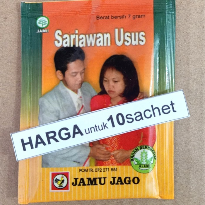 jamu jago sariawan usus