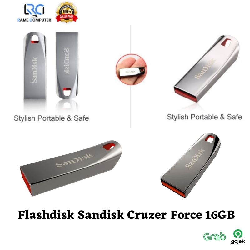 Flashdisk Sandisk Cruzer Force 16GB Garansi Resmi