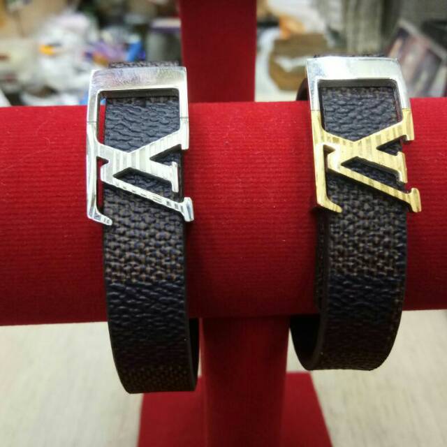 Gelang kulit LV