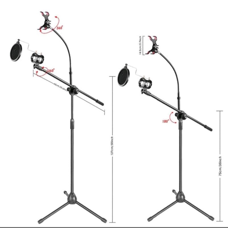 stand mic stand microphone profesional microphone stand  mt 165