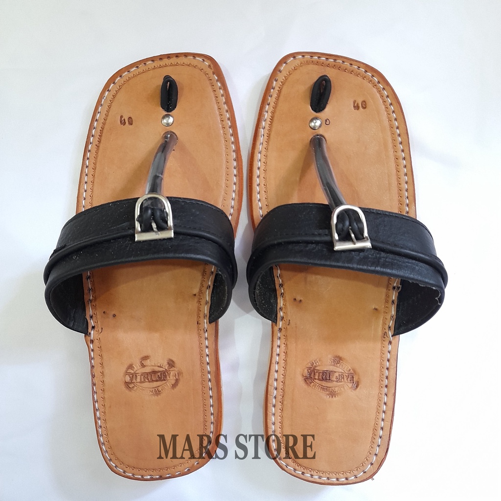 Sandal Pria Dewasa Kulit Asli Original Keren Berkualitas Terbaik Model tarumpah