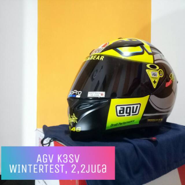 AGV K3SV WINTERTEST BLACK DOFF