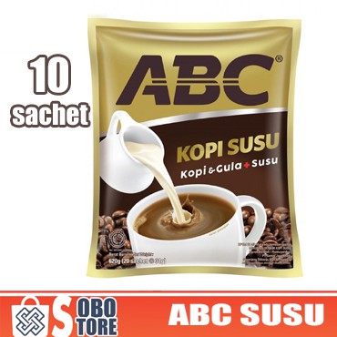 

Kopi ABC Kopi Susu 1 Renceng (10 Sachet)
