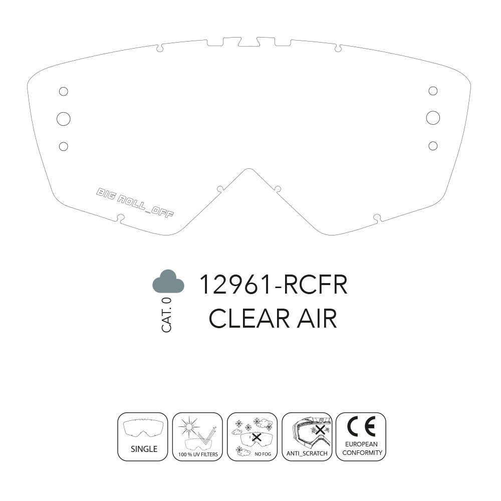 Ariete Clear Lens With Already Fitted Big Roll