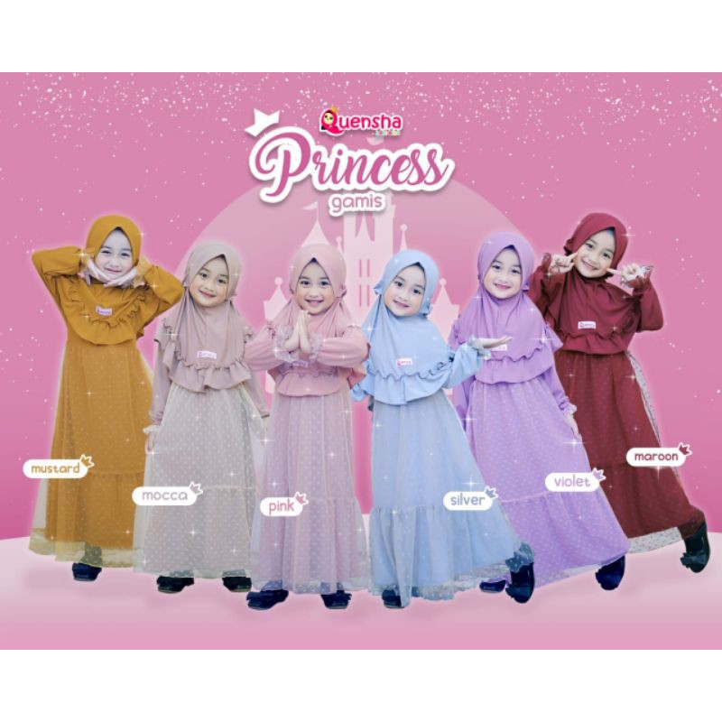 GAMIS PRINCESS / GAMIS ANAK CANTIK / GAMIS ANAK PEREMPUAN BY QUEENSHA