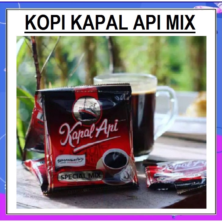 

1 RENCENG KOPI KAPAL API 10 PCS SPECIAL MIX 24 GRAM KOPI PLUS GULA