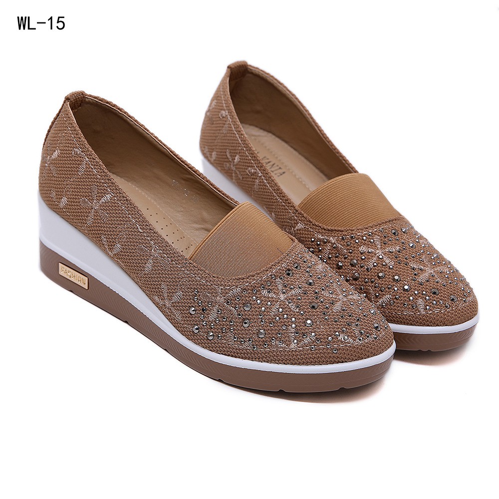 Sepatu Wanita Sepatu Import Sepatu Batam Wedges HCWL-15