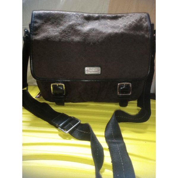 Tas wanita selempang COACH coklat preloved