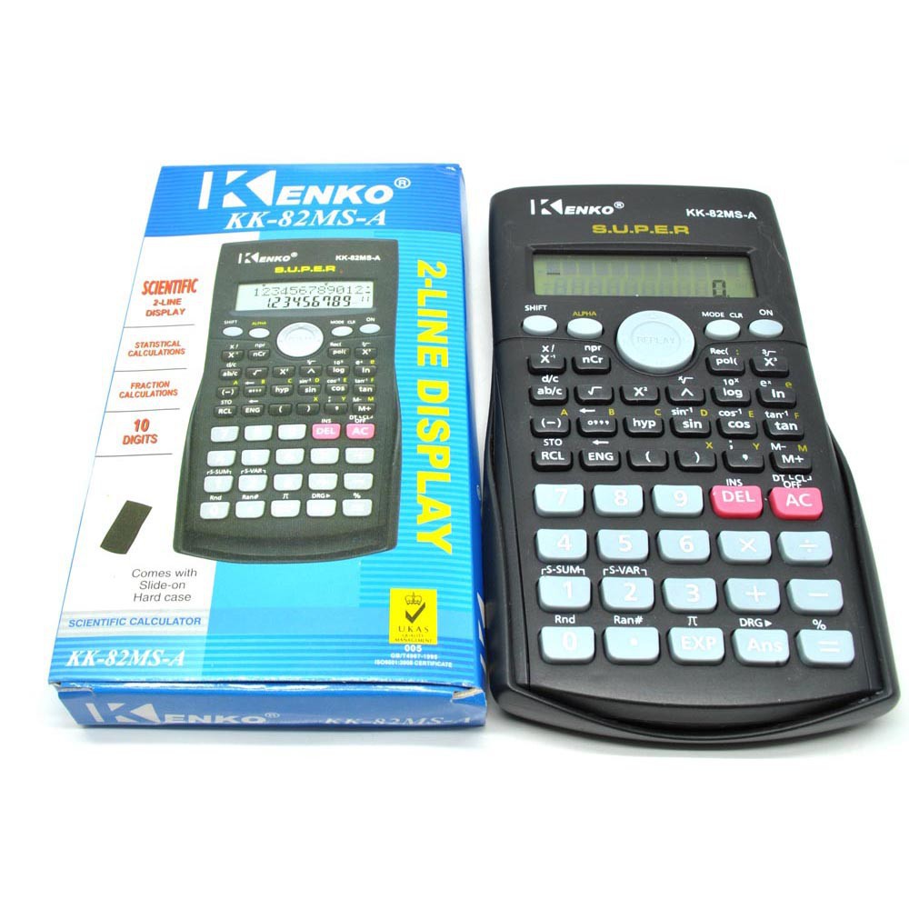 

Karuida Kalkulator Elektronik Scientific Calculator - 82MS - Black XKOT02BK