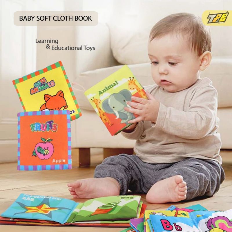 [rumahbayipdg] Teether book softbook gigitan bayi buku bantal bayi