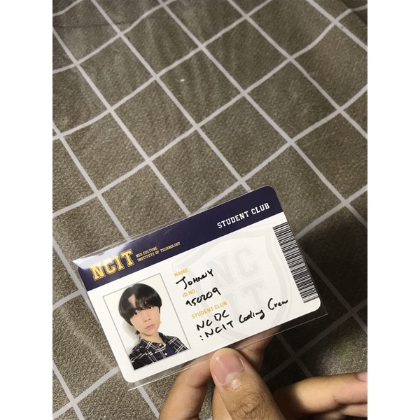 id card student card ncit johnny nct (trade)