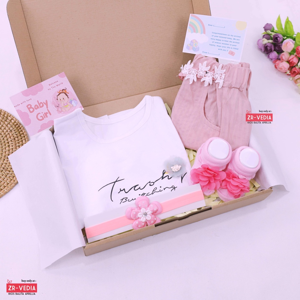 [GREENTEA] Hampers Ultah Anak Perempuan 12-18 Bulan / Ulang Tahun Kado Gift Package Kualitas Import ZR Vedia