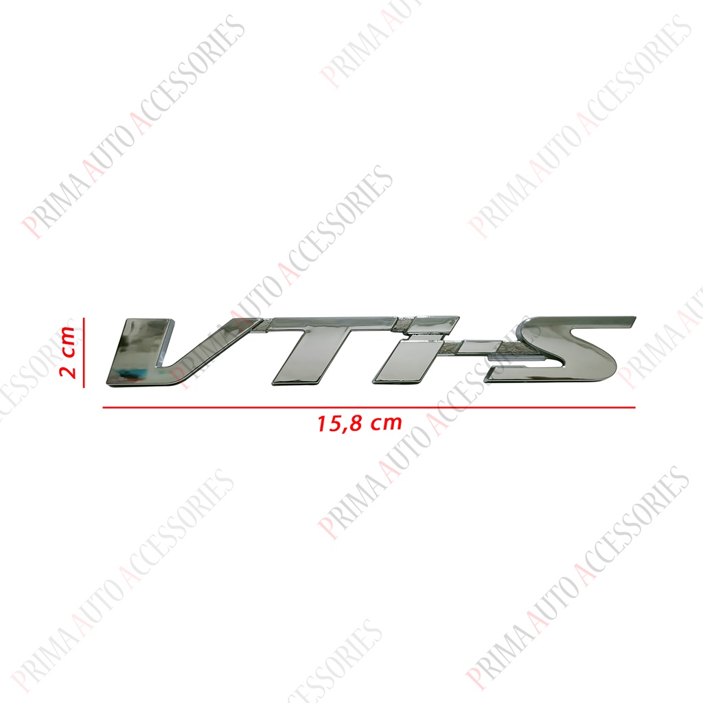 Emblem Mobil (Tulisan) VTi-S Chrome VTIS