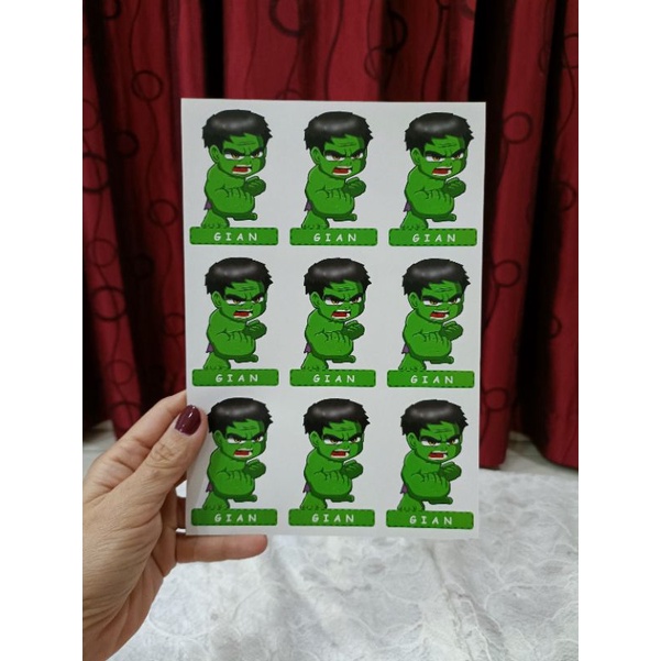 

Sticker_Label_Nama_Superhero_OneCharacter_Chromo