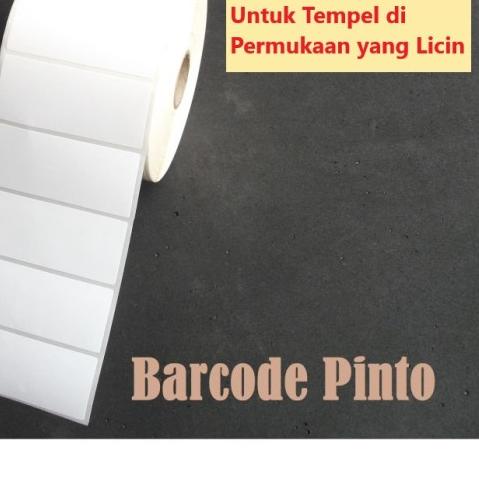 

◌ Label Bare Semi Coated 70x30mm 1Line 2000p Gap2mm , Core 1" - TOP ☜