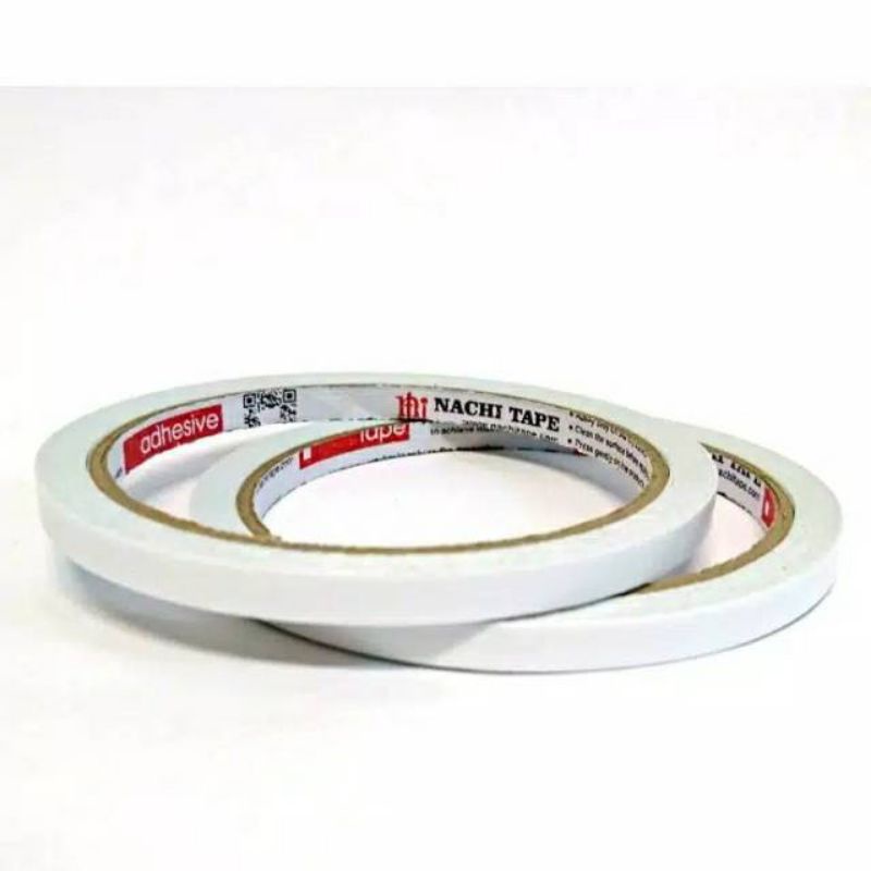 Double Tape Isolasi Bolak Balik 1/4 Inch X15Yard / 6 mm x 15 Yard