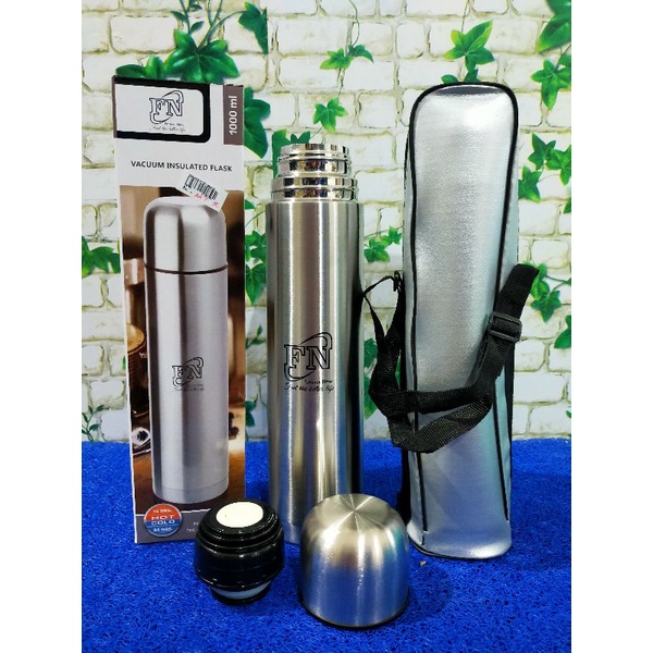 thermos stainless stainles tebal FN 1000ml termos air panas / Thermos air panas / Thermos 1 liter / 