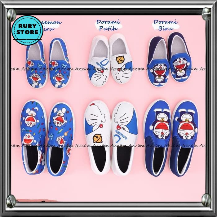 Sepatu Anak Sepatu Couple Ibu Dan Anak Doraemon