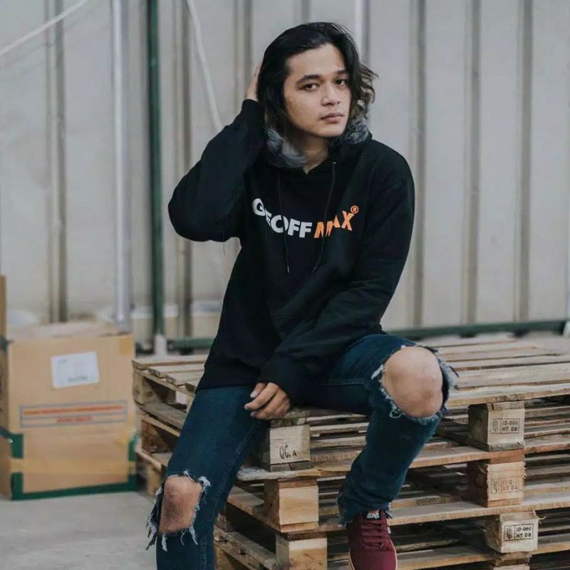 Geoff Max Official - Pull Over Evildo Black | Hoodie | Jacket Pria | Jaket Custom Big size M-5XL