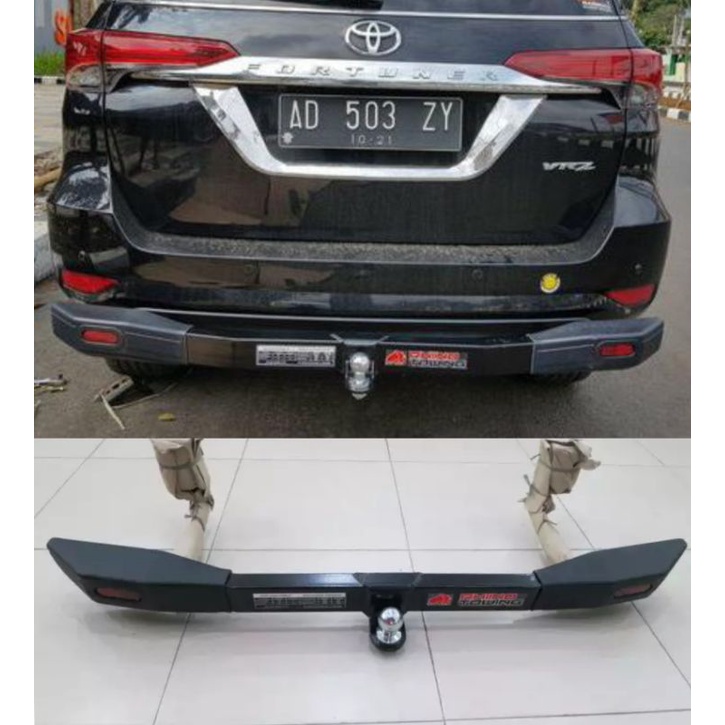towing Fortuner VRZ TRD RHINO GUARD pengaman belakang Fortuner