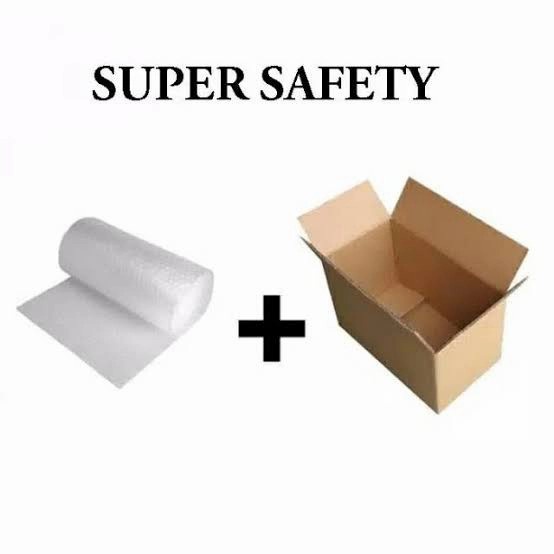 

Packing super safety dus + bubble wrap