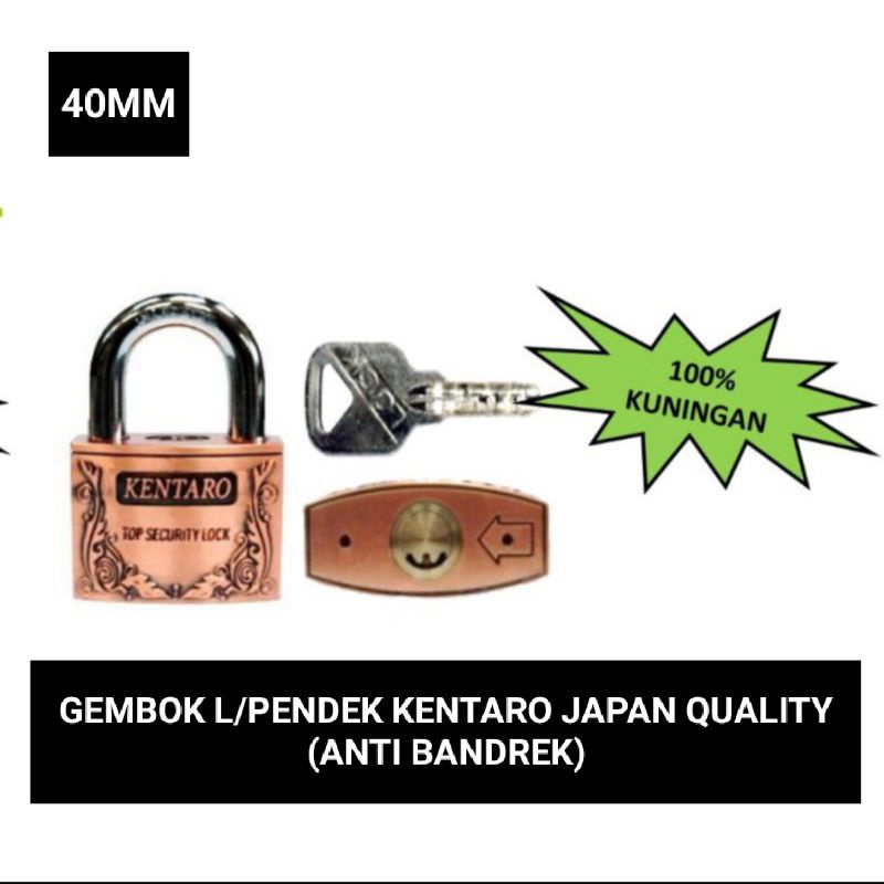 GEMBOK HEAVY DUTY ( ANTI MALING )  KENTARO JAPAN QUALITY