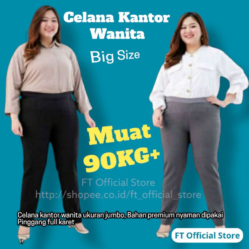 Celana Kerja Wanita Kantor Jumbo Big Size