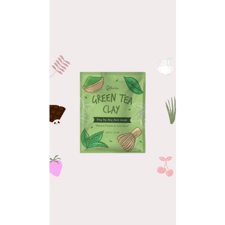 Masker Wajah BPOM by Lea Gloria varian green tea 20gr