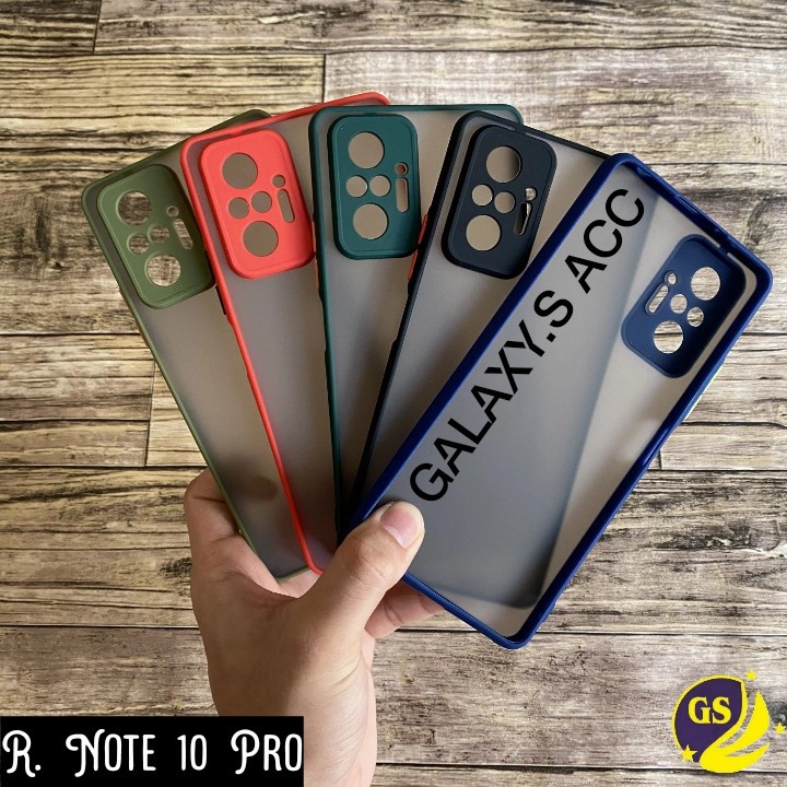 Xiaomi Redmi Note 10 5G / Poco M3 Pro 5G Case Dove Kamera Matte Fuze Transparan Colored Frosted