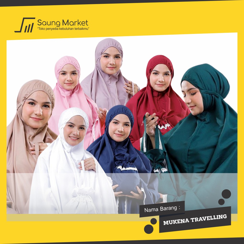 Mukena Dewasa Traveling Raveena | Mukena Bandung | Mukena Dewasa