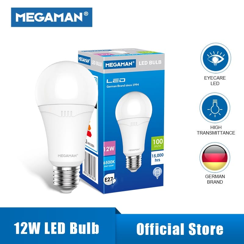 LAMPU LED MEGAMAN 12W GARANSI