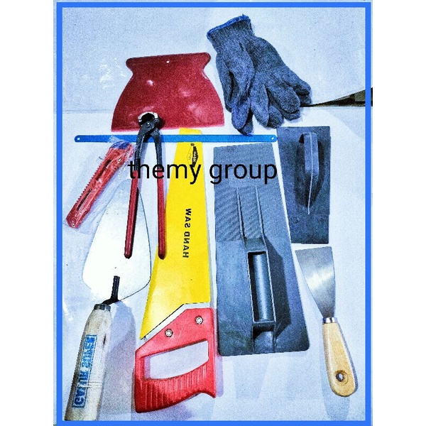 PERKAKAS/ALAT TUKANG/PROMO PAKET 10 item  bekerja di rumah aja/paket alat tukang