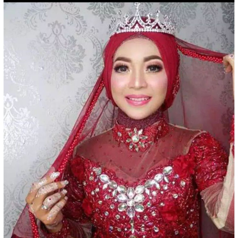 SLAYER  MUTIARA  TERLARISS//HIJAB PENGANTIN//SELENDANG